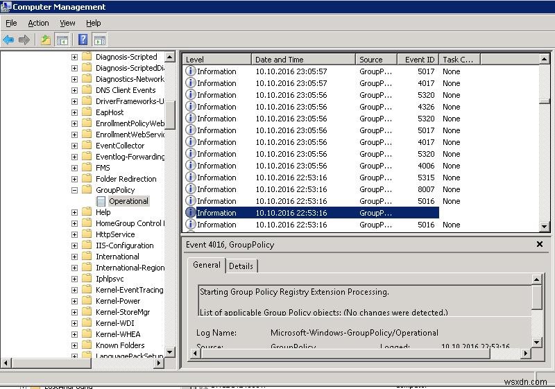 Windows 7でGpsvc.logによるGPOデバッグログを取得・解析する方法