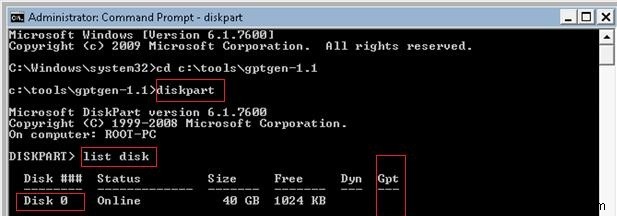 BIOS(非UEFI)環境でGPTディスクからWindows 7/10を起動する方法