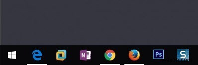 Windows 10のタスクバーからCortana検索ボックスとタスクビューアイコンを消す方法