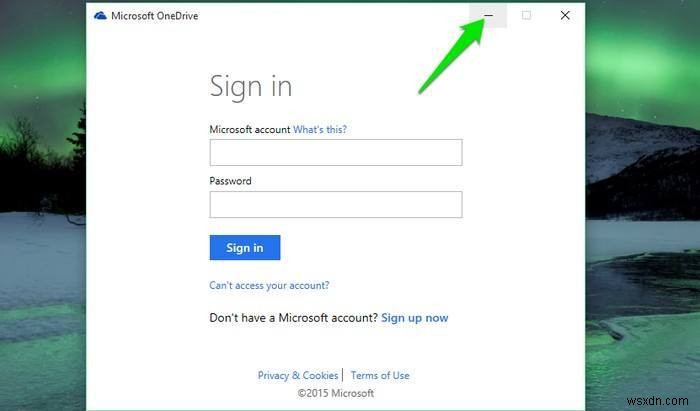 Windows 10でOneDriveフォルダーを別のドライブに移動する方法