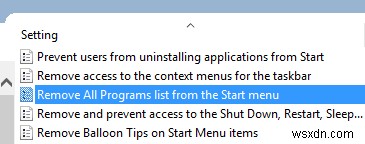 Windows 10のスタートメニューから「すべてのアプリ」を削除・非表示にする方法