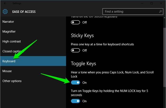 WindowsでCaps Lockキーを押すたびに警告音を鳴らす方法