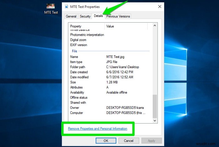 Windows 10で写真のメタデータ(EXIF情報)を削除して個人情報を守る方法