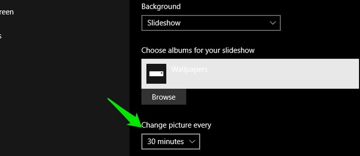 Windows 10でスライドショー壁紙を設定し、シャッフル表示で飽きずに楽しむ方法