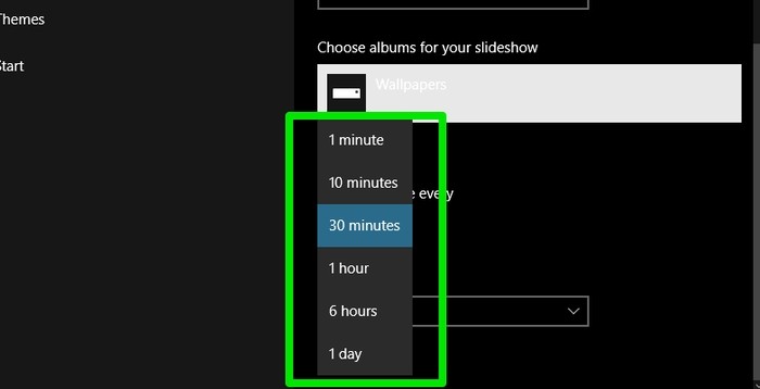 Windows 10でスライドショー壁紙を設定し、シャッフル表示で飽きずに楽しむ方法
