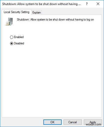 Windows 10のログイン画面からシャットダウン(電源)ボタンを削除する2つの方法