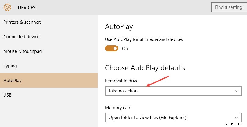 Windows 10で自動再生(AutoPlay)の既定動作を設定・変更する方法