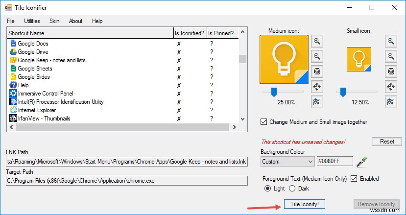 Windows 10のスタートメニュータイルのアイコンを自由にカスタマイズする方法
