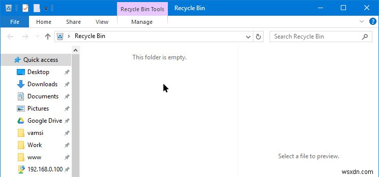 【Windows】タスクスケジューラでごみ箱を自動的に空にする簡単な設定方法