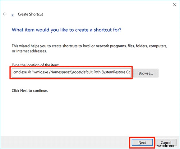 Windows 10でダブルクリックだけで復元ポイントを作成する方法