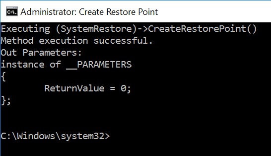 Windows 10でダブルクリックだけで復元ポイントを作成する方法
