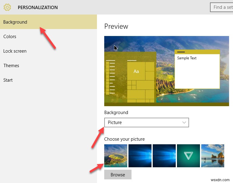 Windows 10でWebページを壁紙として設定する方法