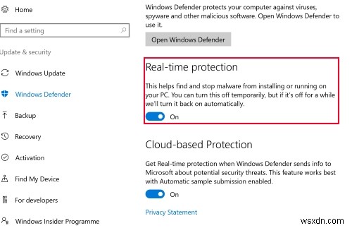 Windows 10でWindows Defenderを完全に無効化する2つの方法
