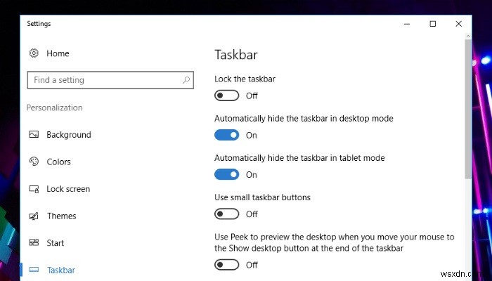 Windows 10のタスクバーを非表示にして画面を広く使う方法と便利なカスタマイズ術