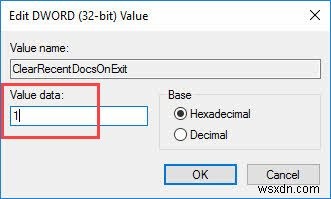 Windows 10のシャットダウン時に最近のドキュメントのジャンプリストを自動的にクリアする方法