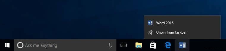 Windows 10のシャットダウン時に最近のドキュメントのジャンプリストを自動的にクリアする方法