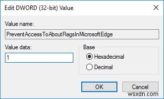 Microsoft Edgeの「about:flags」ページへのアクセスをブロックする2つの方法