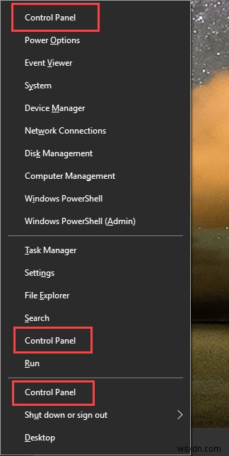 Windows 10の「Win + X」メニュー(パワーユーザーメニュー)にコントロールパネルを追加する方法