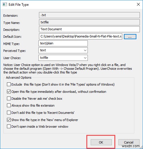 Windowsでファイルタイプ(拡張子)ごとのアイコンを変更する方法