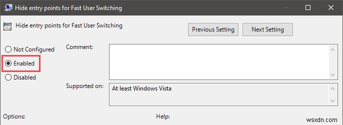 Windows 10で「ユーザーの高速切り替え」を無効にする2つの方法