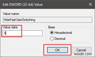 Windows 10で「ユーザーの高速切り替え」を無効にする2つの方法