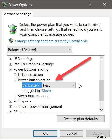 Windows 10で電源ボタンを押してディスプレイをオフにする設定方法