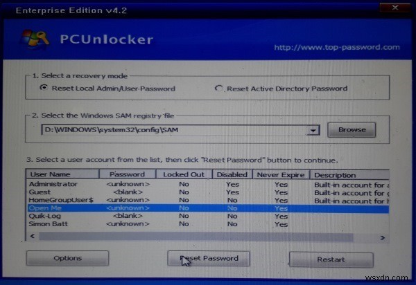 PCUnlockerを使ってWindows 10以前のパスワードをリセットする方法【実機検証レビュー】