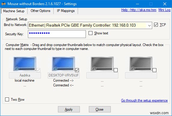 2台のWindows 10パソコンでキーボードとマウスを共有する方法