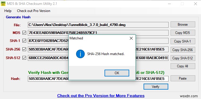 Windows 10でMD5・SHA-1・SHA-256のチェックサムを確認する方法