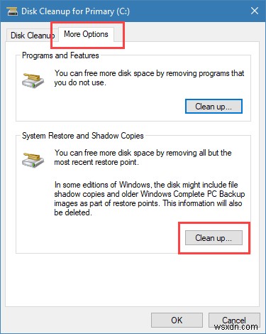 Windowsで古いシステム復元ポイントを削除してディスク容量を確保する方法