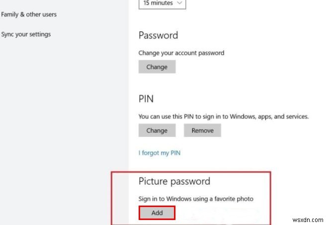 Windows 10でピクチャーパスワードを設定・無効化する方法