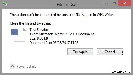 Windowsで「使用中」ファイルのロックを解除する方法