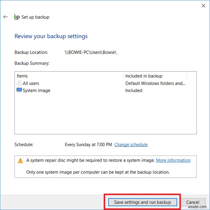 Windows 10のバックアップをネットワークドライブに作成する方法【手順を画像付きで解説】