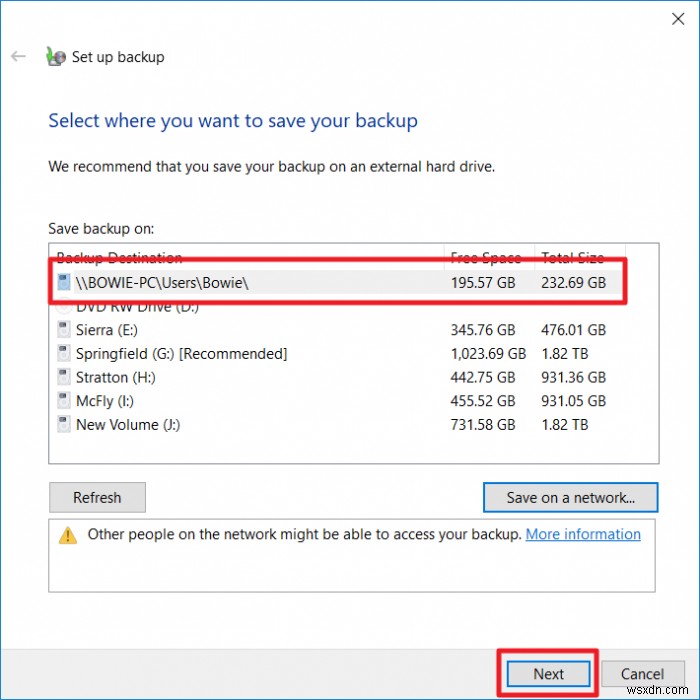 Windows 10のバックアップをネットワークドライブに作成する方法【手順を画像付きで解説】