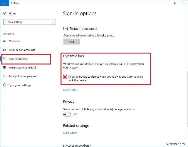 Windows 10のダイナミックロックでセキュリティを強化する方法