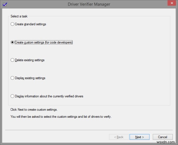 WindowsのDriver Verifier(ドライバー検証ツール)で問題のあるドライバーを特定する方法