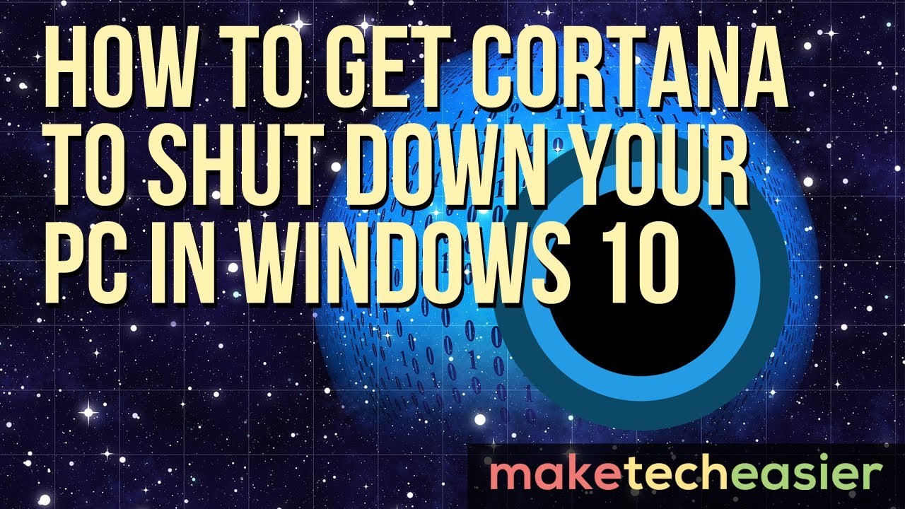 Cortanaの音声コマンドでWindows 10のPCをシャットダウン・再起動する方法