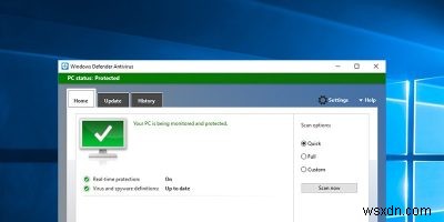 Windows 10で旧バージョンのWindows Defender画面を復活させる方法