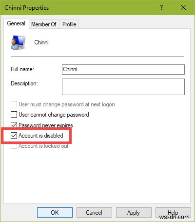 Windows 10でユーザーアカウントを無効にする2つの方法
