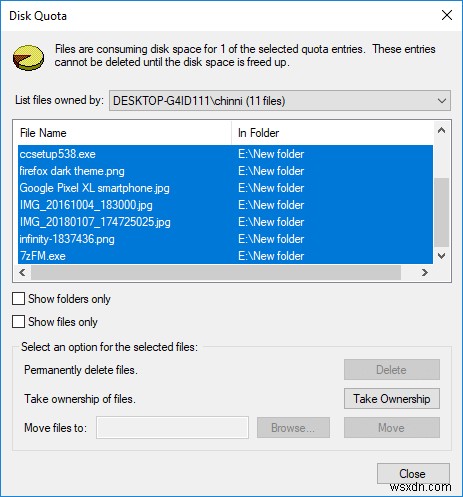 Windowsでユーザーがハードディスクの空き容量を使い切れないようにする方法(ディスククォータ設定)