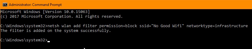 Windows 10でWi-Fiネットワークをブロック・許可する方法|コマンドプロンプトでフィルタ設定