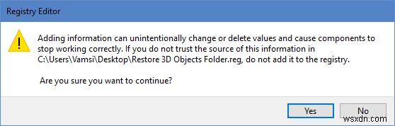 Windows 10のエクスプローラーから「3D オブジェクト」フォルダーを削除・復元する方法