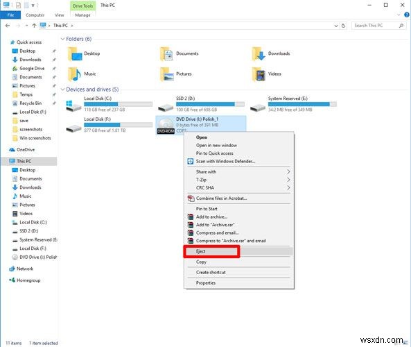 WindowsでISOファイルをマウント・アンマウントする方法【追加ソフト不要】