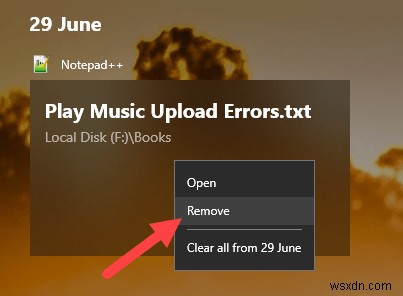 Windows 10でタイムラインのアクティビティを削除・クリアする方法