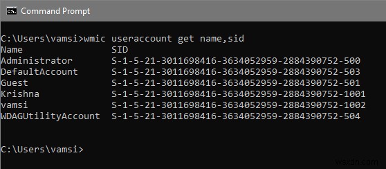 WindowsでユーザーアカウントのSID(セキュリティ識別子)を確認する4つの方法