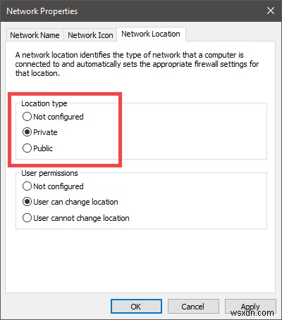 Windowsでネットワークを「パブリック」から「プライベート」に変更する方法