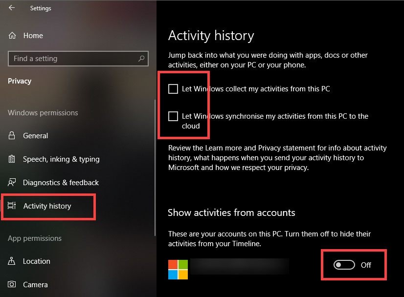 Windows 10のタイムライン機能を無効にする3つの方法【設定・グループポリシー・レジストリ】