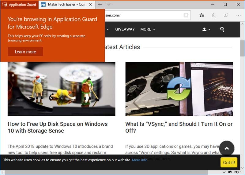 【Windows 10】Edgeの「Application Guard」を有効にしてマルウェアからPCを守る方法