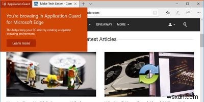 【Windows 10】Edgeの「Application Guard」を有効にしてマルウェアからPCを守る方法