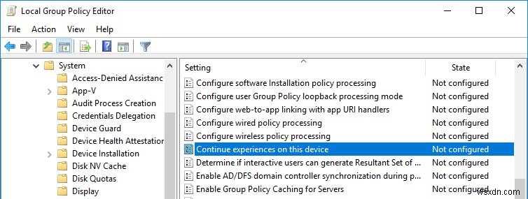 Windows 10で共有エクスペリエンス機能を無効にする3つの方法
